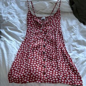 Faithfull the Brand Red Spaghetti Strap Mini dress